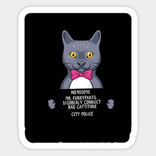 Catnip Made Me Do It Cat Owner Gift Sticker